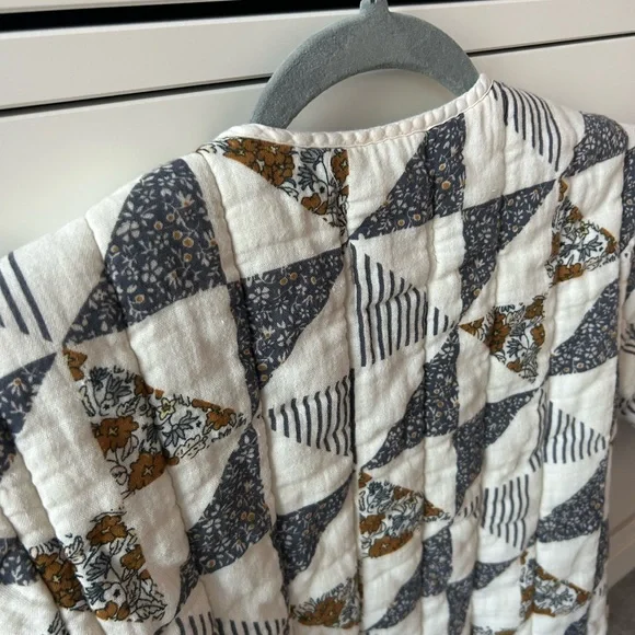 Rylee+ Cru patchwork jacket with buttons size 6/7 - Picture 5 of 6